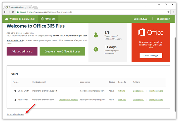 How can I restore an Office 365 user? – Support 