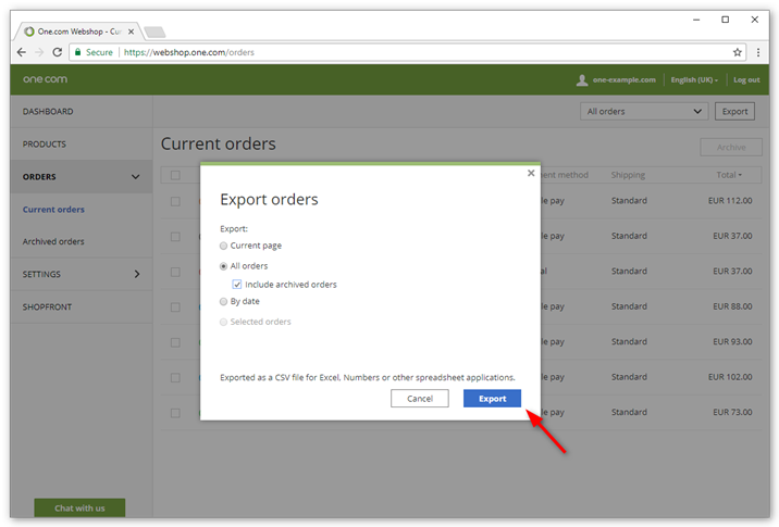 does office for mac 2016 support exporting contacts to .csv?