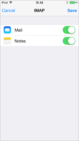 Pulse guardar en iPhone iOS 7.