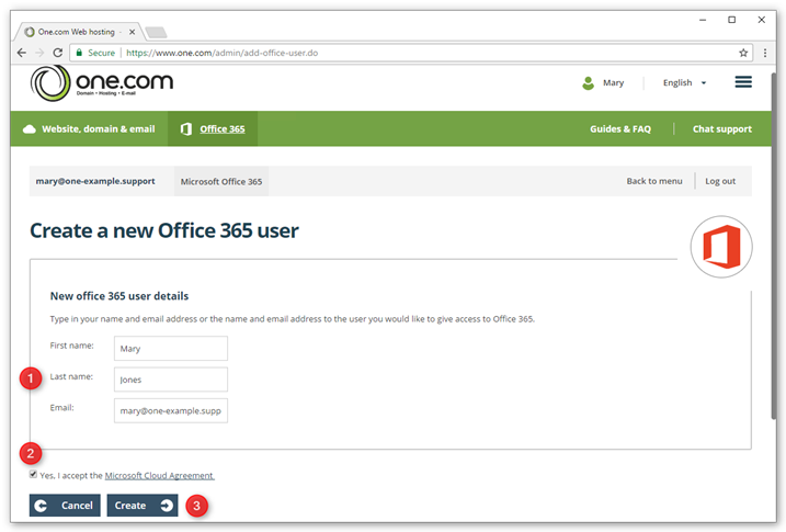 How do I create a new Office 365 user? – Support 