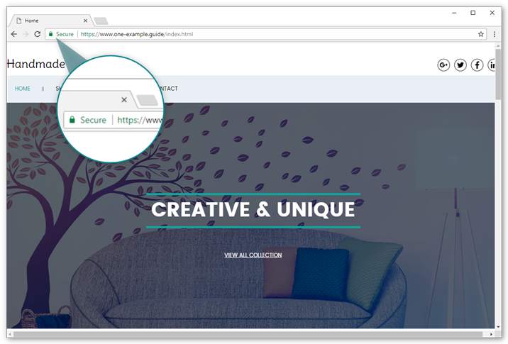 Your Website Builder website now shows in https